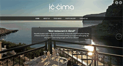 Desktop Screenshot of cimarestaurant.com
